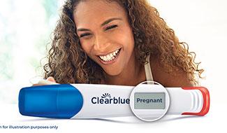 Clearblue Flip and Click Pregnancy Test, 2 Count