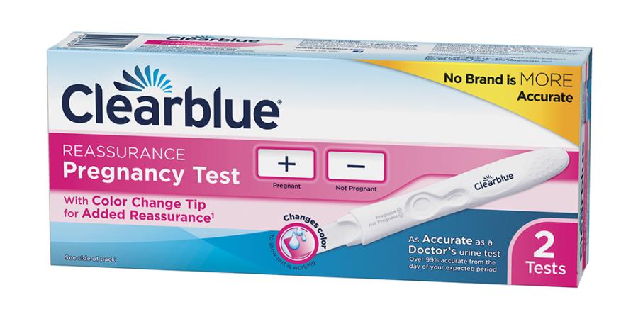 Reassurance Pregnancy Test Color Change Tip Clearblue
