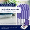 what's included 30 fertility test sticks