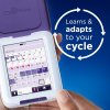 Learns & adapts to your cycle