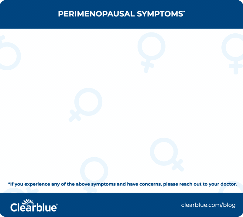 What to expect in perimenopause — Clearblue®