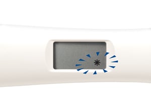 connected ovulation test display