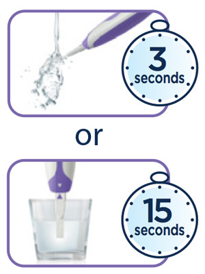 Ovulation test urine sampling