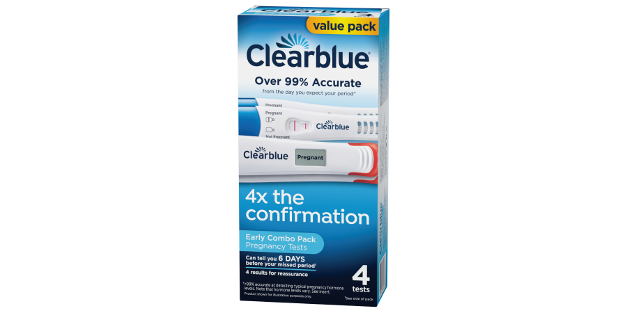 人気の春夏 Pregnancy Clearblue® - confirmation the 4x Combo: Early Test ロッド